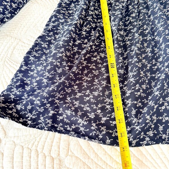 Denim & Supply Ralph Lauren Black & White Floral Babydoll Dress Size XS | Y2k - Picture 16 of 16